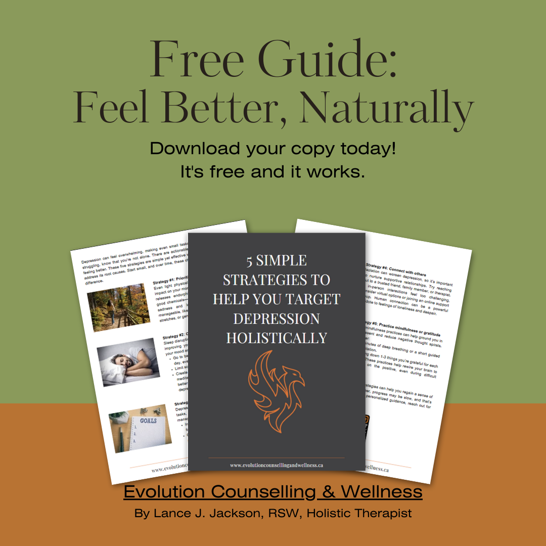 Free Guide Mockup – 5 Holistic Strategies